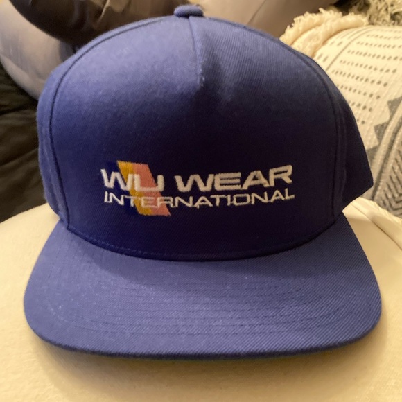 Wu Wear Other - Wu Tang Wu Wear International Snapback Blue Hat Rare New